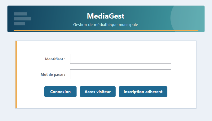 Connexion MediaGest